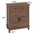 thumbnail image 2 of Farmhouse Storage Cabinet, Rustic Buffet Sideboard Cabinet with Drawer and Doors, Multi-Functional Entryway Storage Cabinet for Kitchen, Dining Room, Entryway, 2 of 7