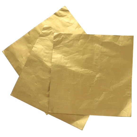 Luxshiny 100Ud Dorado Para Envolver Dulces Aluminio Resistente Para Fiestas Y Eventos