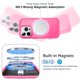 thumbnail image 2 of Funda Vooii para iPhone 13 Pro magnética translúcida rosa intenso, 2 of 7