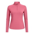 thumbnail image 4 of Timegard Hauts à Manches Longues pour Femmes Protection Solaire Col Smock Fermeture Éclair Trou pour le Pouce Coupe Ample Hauts de Randonnée en Plein Air, 4 of 7