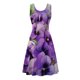 thumbnail image 5 of Vestido sin mangas informal sin mangas para mujer, vestido con cuello redondo y estampado floral de verano para la playa Pompotops ghjkhdj1532, 5 of 5