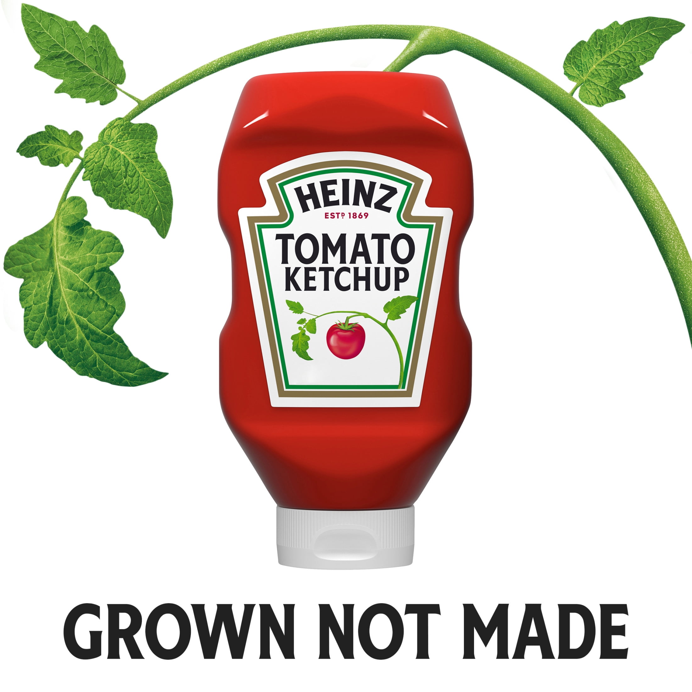 Heinz Tomato Ketchup Inverted Squeeze Bottle, 1 Bottle, for Easy Sharing and Easy Serving, 32 oz