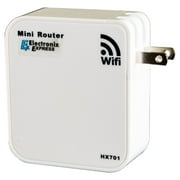 150Mbps Wireless N Mini Pocket Router, Repeater, 2 LAN Ports, USB Port (HX701)