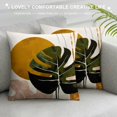 thumbnail image 3 of TIAOTIAOHOU Botanical Tropical Leaf Abstract Bedroom Decorations Soft Throw Pillow Cover, Watercolor Drawing Boho Pillow Case Pillowcase, 3 of 5