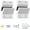 2"(2 Pairs), variant on Mirror Clips for Wall Mounting Hardware, French Cleats Picture Hanger,Mirror Mount Brackets, Wall Hanging Hooks for Pictures,Canvas, Frames - Z Bar Hanger Suppots up to 30 lbs - 2 Inch 2 Pairs