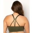 thumbnail image 2 of Smooth Seamless Comfort Wireless Longline Bra - Olive Night, 2 of 7