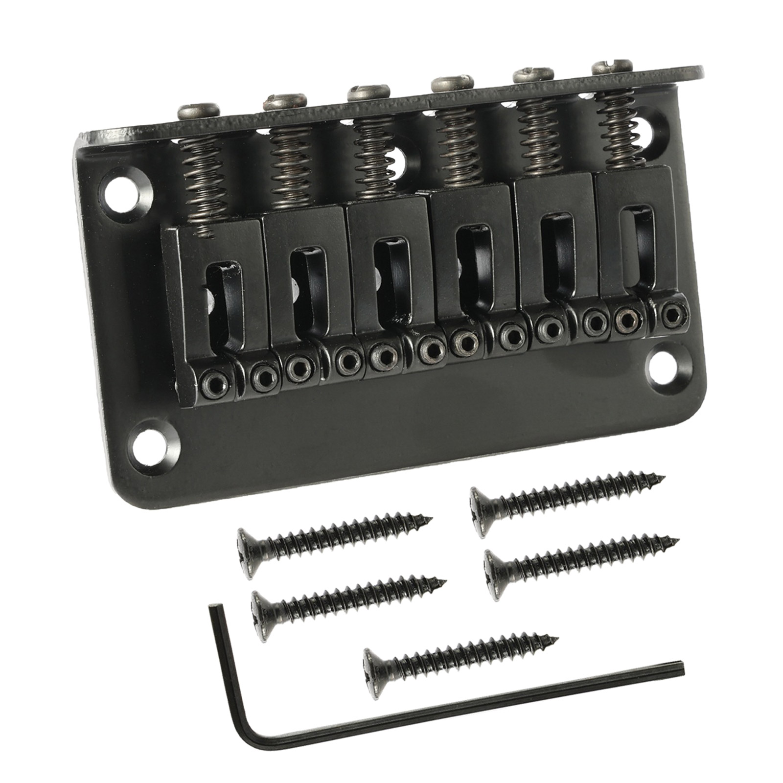 78mm Top Load Tailpiece Guitar Saddle Bridge Hardtail with Screws