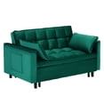 thumbnail image 5 of 55-inch Green Velvet - Solid Frame - In Living or Bedroom - Seats Two Comfortably, 5 of 6