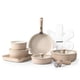 thumbnail image 1 of Set de utensilios de cocina SENSARTE Ceramic 17 piezas Induction Almond, 1 of 7