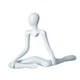 thumbnail image 2 of Estatua de pensador, adorno de mesa, estatua moderna, escultura abstracta, figura decorativa para escritorio, mesa de comedor, decoración del hogar, 2 of 8
