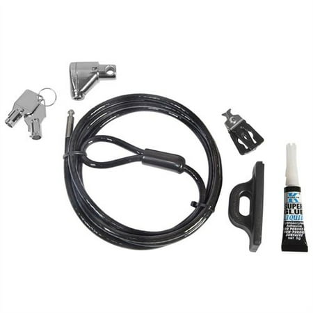 Computer Security Product CSP810197 Csp Desktop Security Cable Lockaccs Shared Access 6ft Cable Black Computer Security Product CSP810197 Csp Desktop Security Cable Lockaccs Shared Access 6ft Cable Black