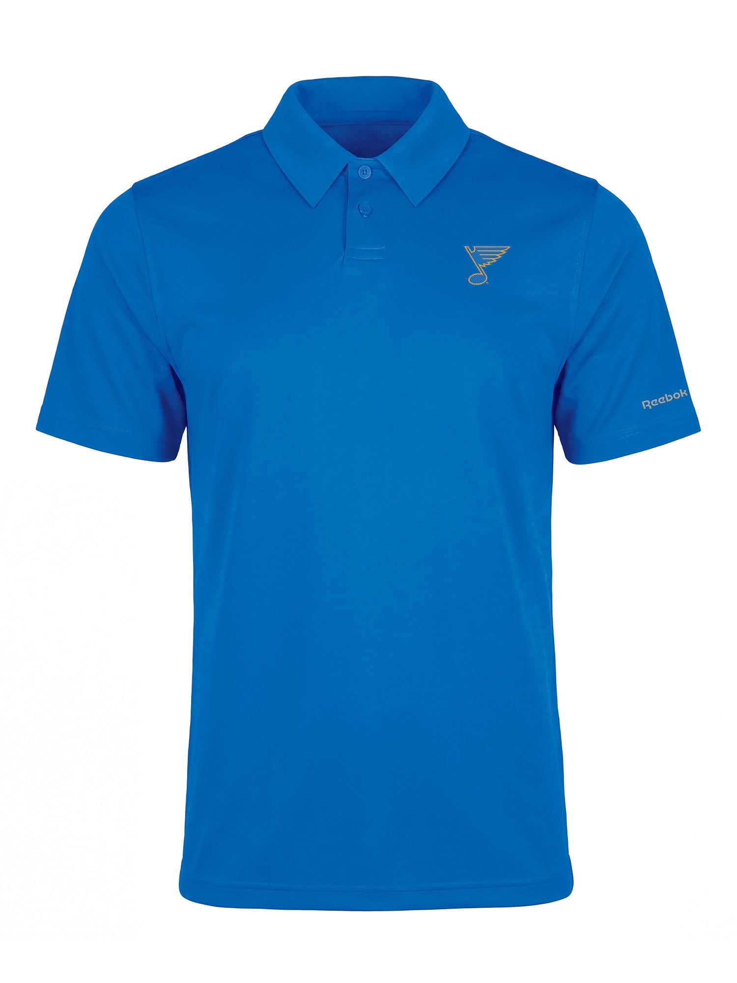 St. Louis Blues Reebok Mens Short Sleeve Polo Shirt