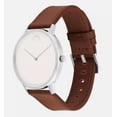 thumbnail image 2 of Movado 3640106 White Dial Brown Cognac Brown Leather Strap Men's Swiss Watch, 2 of 4