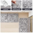 thumbnail image 6 of Anti Fatigue Fall Kitchen Mats, Boho Distressed Kitchen Floor Mats 17"x47"+17"x30", Non Slip Waterproof Kitchen Rugs, Padded Comfort Standing Mats for Laundry, Office, Sink, Desk Orange Multi, 6 of 6