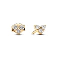 thumbnail image 2 of PANDORA Triple Stone Heart Stud Earrings, 2 of 2
