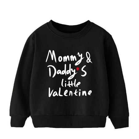 

Boys Long Sleeves Plus Warm Pullover Cute Letter Printed Casual Thick Round Neck Children s Wear Zip Hoodie Girl Sweatshirts for Teens Teen Boys Toddler Hoodies for Girls Cute Sweaters for Teens