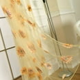 thumbnail image 2 of Ame Sunflower Print Sheer Window Panel Tulle Curtains Room Divider Curtains Bedroom, 2 of 8