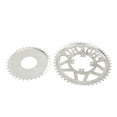 thumbnail image 4 of Piñón de cadena de acero 410 de metal, juego de piñones de disco de flor 410 para scooters, bicicletas de playa y motocicletas de bricolaje., 4 of 14