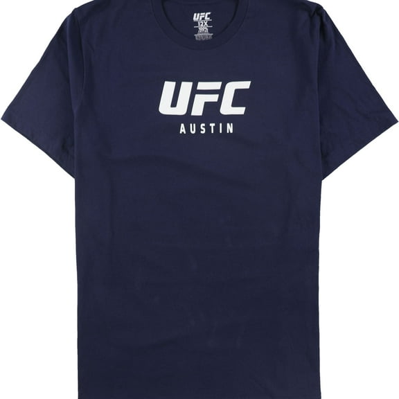 UFC Mens Austin Feb 18 Graphic T-Shirt, Blue, XX-Large