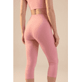 thumbnail image 7 of Women’s High Waist Tummy Control Capri Leggings, Moisture Wicking Activewear, 7 of 7