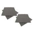 thumbnail image 1 of Juego de 4 paneles de espuma ústica, azulejos de de estudio de 11,8x11,8x1 ", paneles de pared de tratamiento de espuma ústica para estudio - Grey Gris Sunnimix espuma acústica, 1 of 8