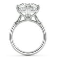 thumbnail image 3 of Pompeii Certifed 5 1/2Ct Round Diamond Engagement Ring 14k Gold Lab Grown (G/H,VS2-SI1), 3 of 4