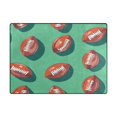 thumbnail image 5 of Yayeee Area Rugs for Living Room 5.2'x4' Non Slip Washable Bedroom Floor Carpet, Brown American Footballs, 5 of 6