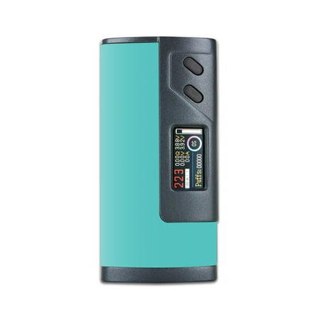 Turquoise Vinyl - Skin For Sigelei Fuchai 213W PLUS – Solid Turquoise | MightySkins Protective, Durable, and Unique Vinyl Decal wrap cover | Easy To Apply, Remove, and Change Styles | Made in the USA