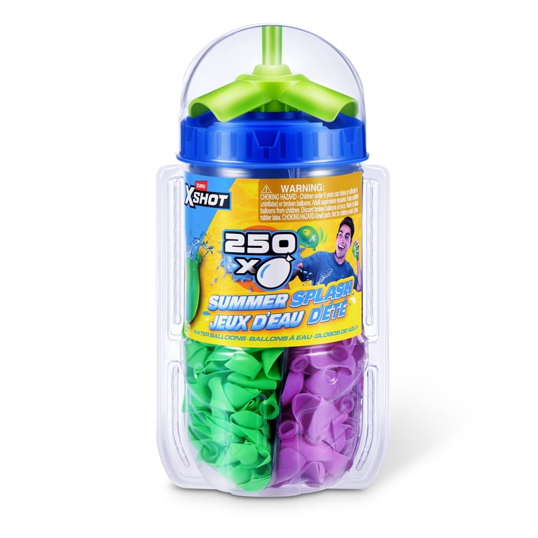 XSHOT Water Warfare 250 Count Pack Water Balloons with Easy Refill