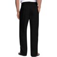 thumbnail image 5 of Men's Cotton Linen Pants Casual Solid Color Drawstring Elastic Waist Long Pants for Gym Workout Wear, 5 of 6