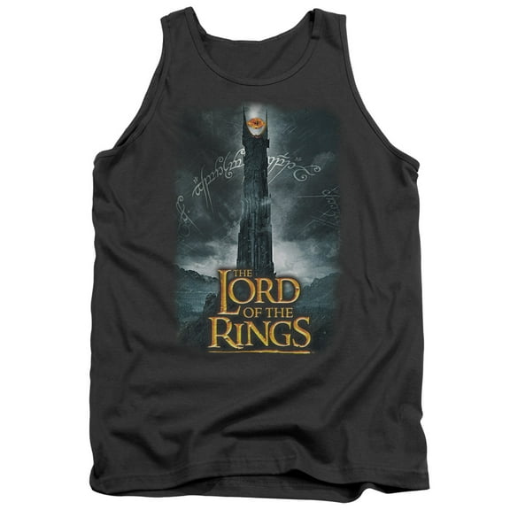Lord Of The Rings Men's  Always Watching Mens Tank Charcoal