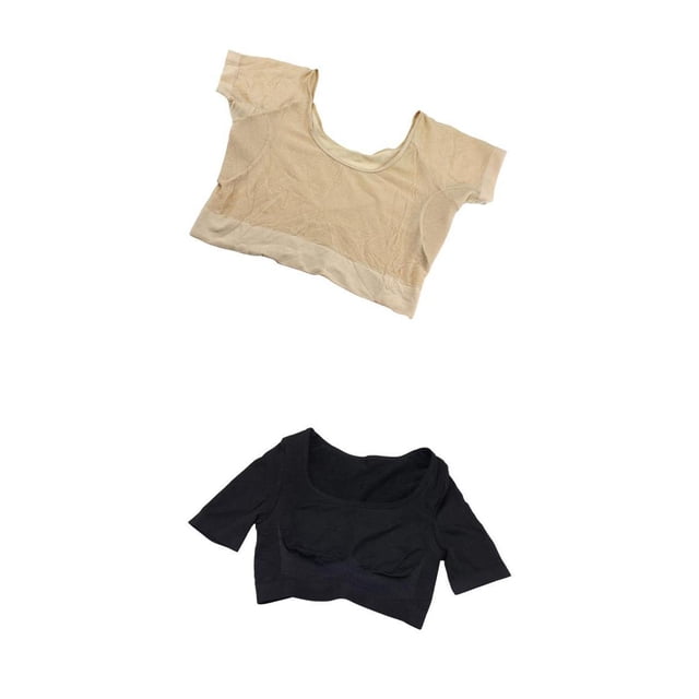 2 Ropa Absorbente De Sudor Para Axilas De Yoga Para Mujer Con Almohadillas Protectoras Contra El Sudor En Las Axilas Sunnimix Ropa interior de mujer yoga