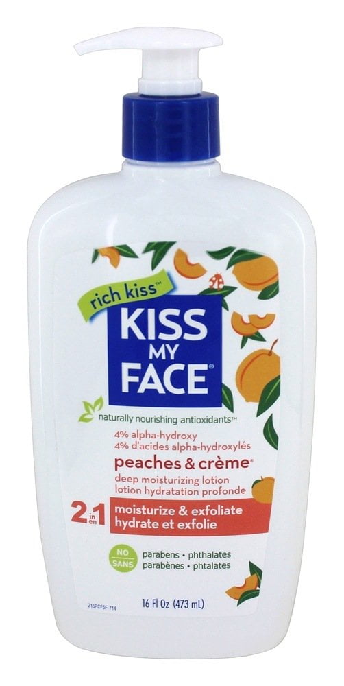Kiss My Face Ultra Moisturizer Peaches & Creme 16 oz.