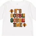 thumbnail image 4 of Inktastic Thanksgiving Gobble Time Turkey Boys or Girls Long Sleeve Toddler T-Shirt, 4 of 5