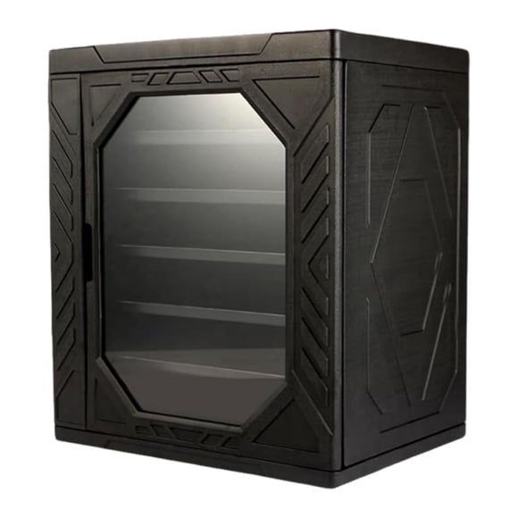 Estuche de Almacenamiento para Miniaturas, Caja de Transporte, Portátil, para Figuras de Acción Coleccionables, con Clara, Resistente, Color Neg