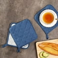thumbnail image 4 of FNNMNNR More Thicken Multi-use Dinner Plate Mat Cotton Practical Heat-resistant Tableware Mat for Home, 4 of 10