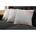 thumbnail image 2 of Ambesonne Rose Throw Pillow Cover 4 Pack, Tender Springtime Borders, 20", Multicolor, 2 of 6