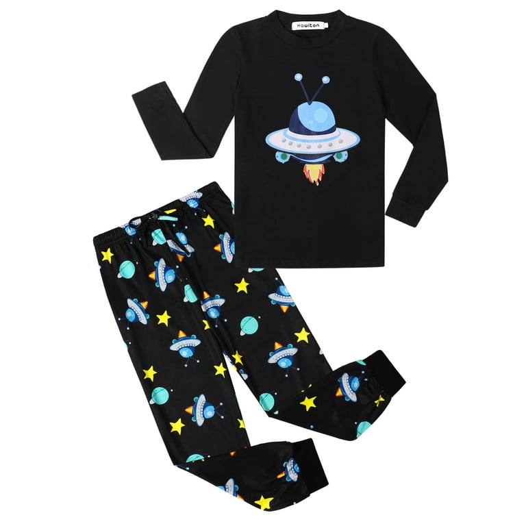 Uniexcosm Boys Pajama Set 2 Piece Sleepwear Loungewear Pjs for Boy Age 6 15