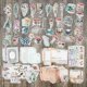 thumbnail image 3 of Juego de suministros vintage para scrapbooking (200 piezas) para diarios artísticos, agendas, pegatinas de papel DIY (B), 3 of 5