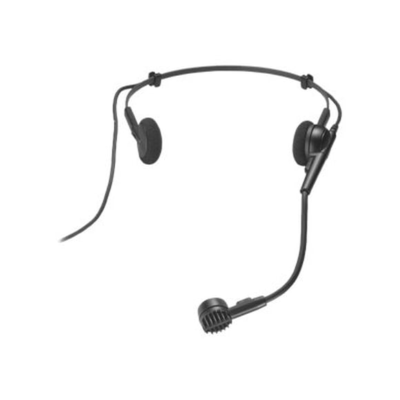 Audio-Technica PRO 8HEx Hypercardioid Dynamic Headworn Microphone, XLR Connector