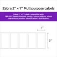 thumbnail image 3 of Etiquetas térmicas directas AveneMark 2x1 1300 etiquetas/rollo x12, 3 of 9