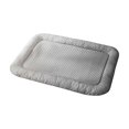 thumbnail image 2 of Dog Cooling Mat Summer Cool Down Pad for Cats and Dogs Breathable Ice Silk Dog Bed Mat Portable Washable Indoor 19.7x15.7in by MPOISVA, 2 of 6