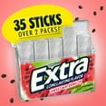 thumbnail image 4 of EXTRA Gum SWEET WATERMELON Sugar Free Chewing Gum Mega Pack, 35 Stick (Pack of 6), 4 of 7