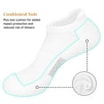 thumbnail image 5 of Loritta Womens Ankle Socks, Athletic Running Socks Cushioned Colored Socks 6 Pairs, Size 6-8, 5 of 6
