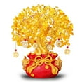 thumbnail image 2 of Árboles de dinero de la fortuna amarilla, Dinero de cristal de cuarzo amarillo Árboles de dinero dorados Árboles de dinero de sapo dorado Máxima comodidad, 2 of 8