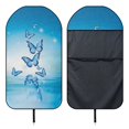 thumbnail image 6 of XYZCANDO Terry Cloth Car Seat Covers, Compatible with Van Automotive Seat, Car Seat Towel Cover for SUVs Trucks Non-Slip, Butterfly Pattern Design, 6 of 7
