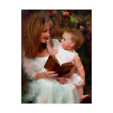 Trademark Fine Art 'Mother And Child' Canvas Art by Sharon Forbes
