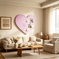 thumbnail image 4 of Heart Shaped Felt Bulletin Board (16 Inch), Decorative Photo Display Pin Board, Cute Wall Memo Board for Hanging Pictures in Girls Room, Dorm & Office, 4 of 6