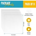 thumbnail image 4 of Linda’s Essentials 16 Pack Refrigerator Liners for Shelves 17.7"x11.4" - Easy to Clean Fridge Liner with Spill Protection - Nonslip Refrigerator Mats (Clear), 4 of 9