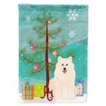 thumbnail image 1 of "Treasures bb4155chf Merry Christmas Tree Samoyedo lienzo tamaño de la casa bandera, grande, multicolor" Caroline's Treasures BB4155CHF, 1 of 1